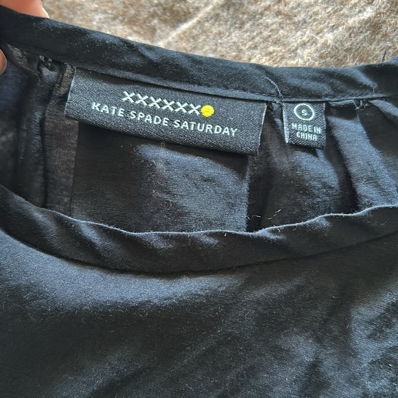 Kate Spade Saturday Silk Blend Nursing Friendly Split Front Top Women's size S - Picture 6 of 8